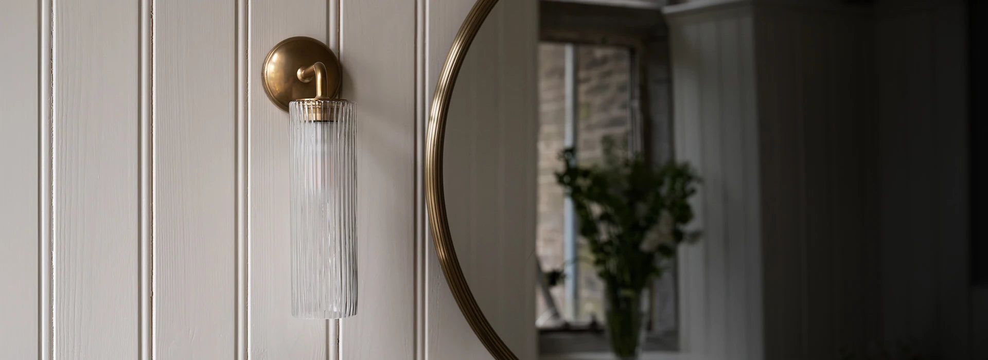 badkamer verlichting brons